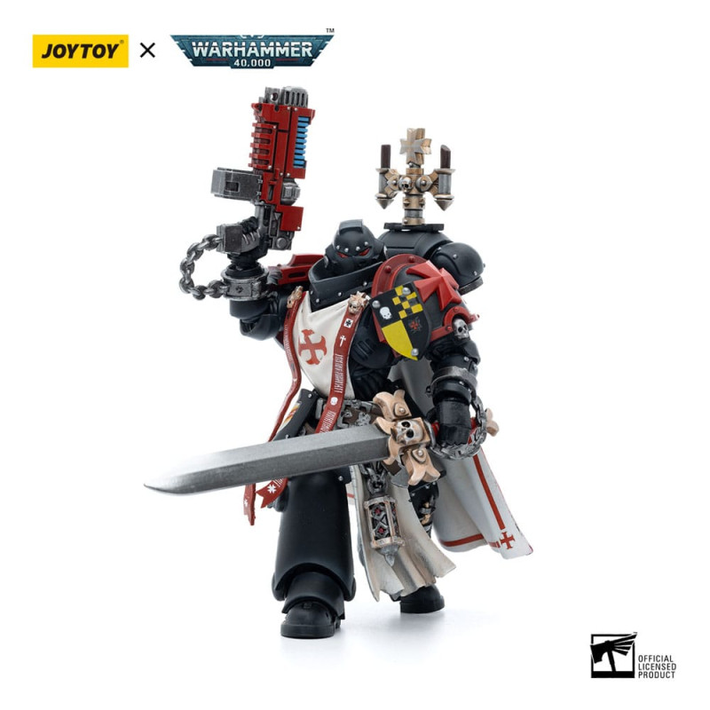 Warhammer 40k Action Figure 1/18 Black Templars Sword Brethren Brother Lombast 12 cm 3