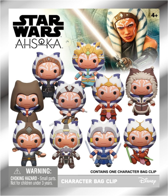 Star Wars Ahsoka 3D PVC Bag Clips Series 1 Blind Bag Display (24) 1