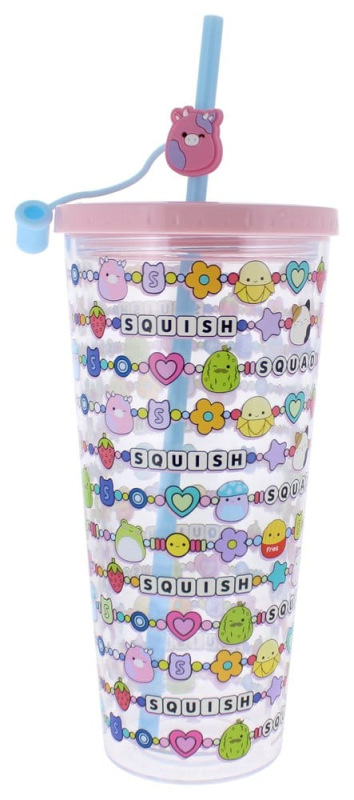 Squishmallows Tumbler with Straw Squish Squad 700 ml 1
