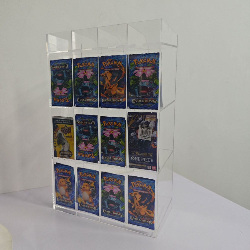 Acryl Counter Display for Trading Card Booster Packs 6