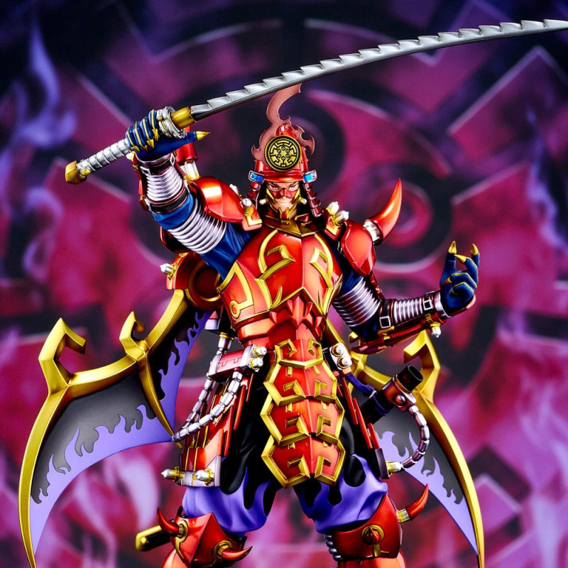 Yu-Gi-Oh! Monster Figure Collection Statue PVC Legendary Six Samurai Shi En 35 cm 2