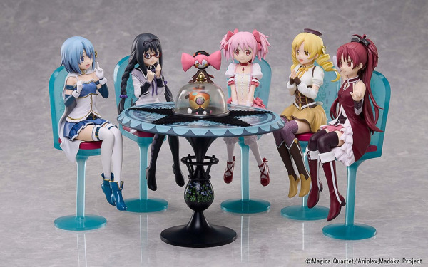 Puella Magi Madoka Magica The Movie: Rebellion PVC Statue Tea Party Cake Song Ver. Set 18 cm 2