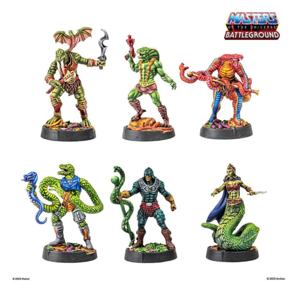 Masters of the Universe: Battleground Miniatures Game Wave 8: Snake Men Faction *German Version* 2