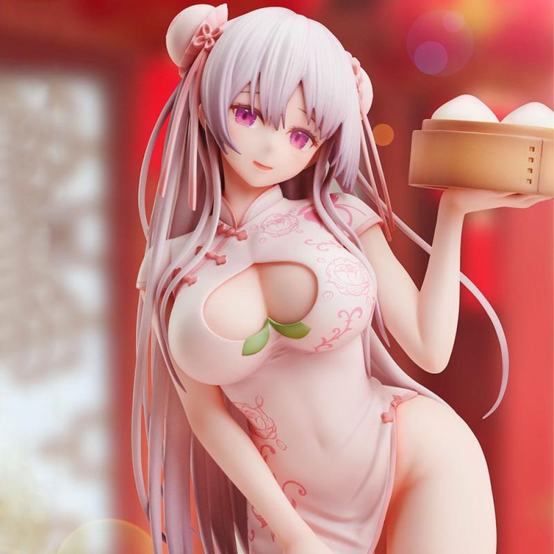 Original Character PVC Statue Miko Illustration Momoman-chan 29 cm