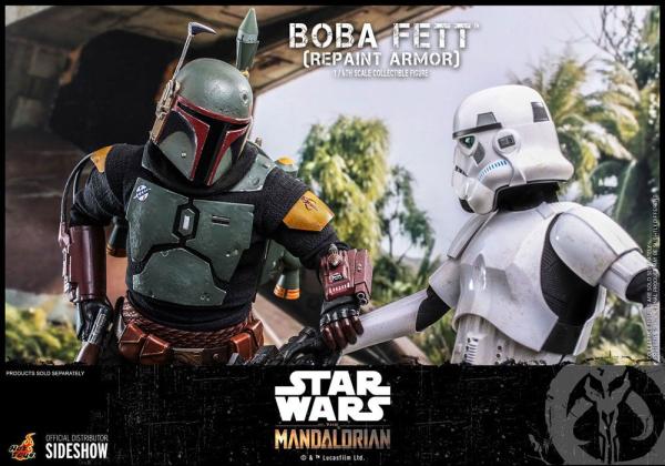 Star Wars The Mandalorian Action Figure 1/6 Boba Fett (Repaint Armor) 30 cm 10