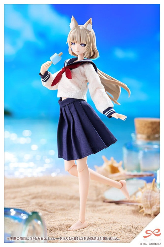 Sousaishojoteien Plastic Model 1/10 Animal Ears Emulator Swim Style 17 cm 4