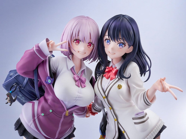 SSSS.GridmanPVC Statues 1/7 2-Pack Rikka Takarada & Akane Shinjo feat. toridamono 22 cm 5