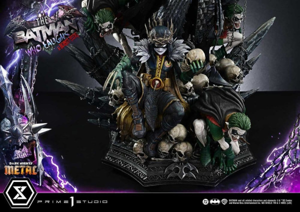 DC Comics Museum Masterline Statue 1/3 Dark Nights: Death Metal The Batman Who Laughs & Robin King 8 10