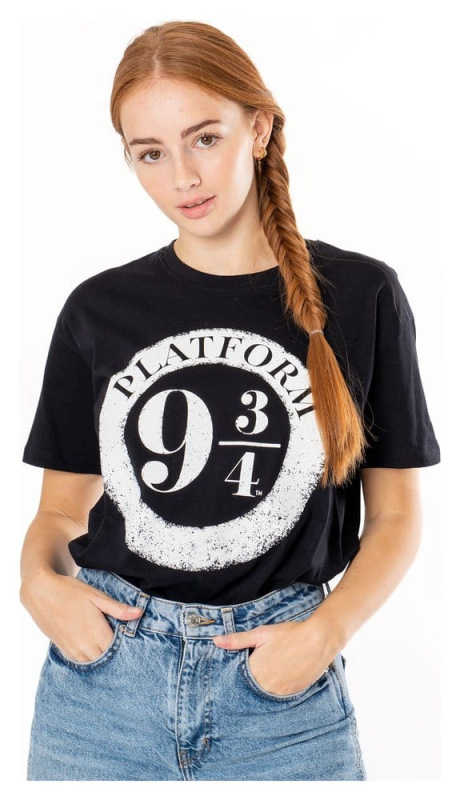 Harry Potter T-Shirt Platform 9 3/4 Raised Print Size XL 1