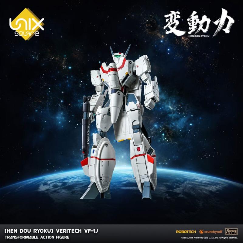 Hen Dou Ryoku Veritech Diecast Action Figure VF-1J 21 cm