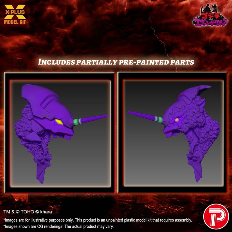 Godzilla vs. Evangelion Plastic Model Kit Evangelion Test Type-01 “G” Awakened Form 20 cm 12
