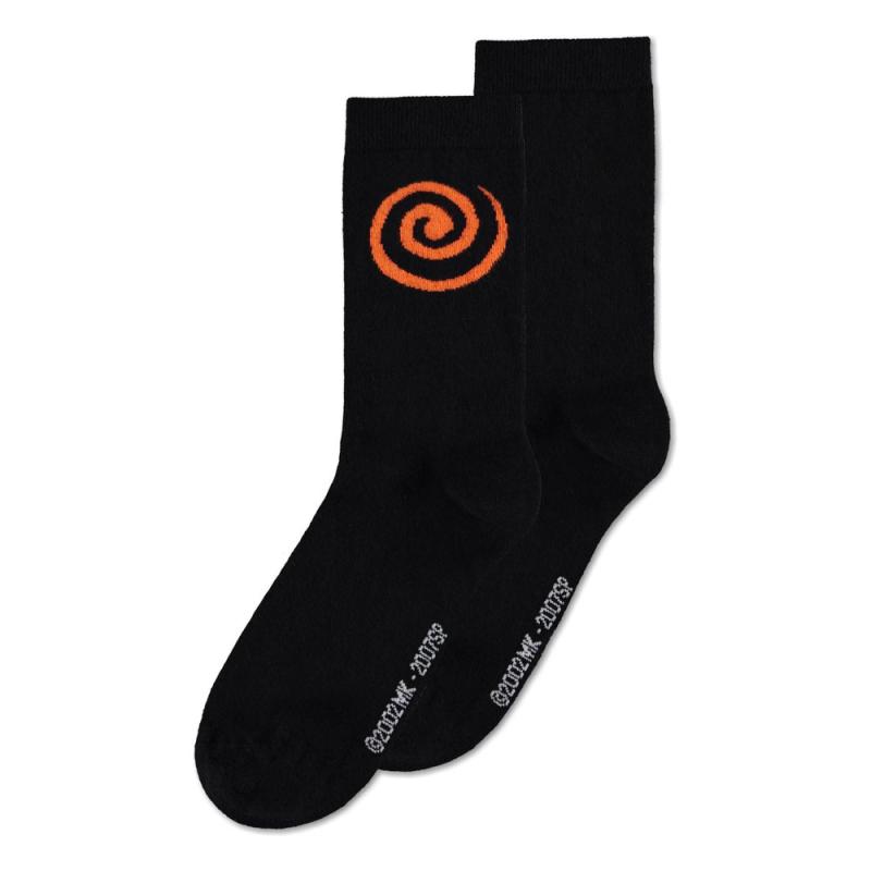 Naruto Shippuden Socks 3-Pack Sasuke Symbol 39-42