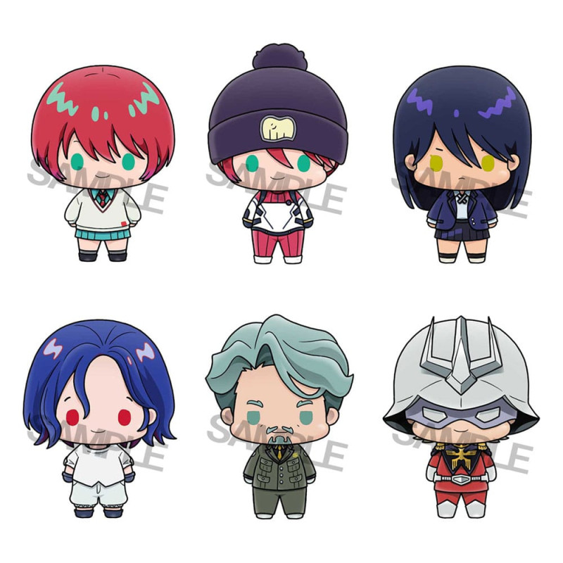 Mobile Suit Gundam GQuuuuuuX Chokorin Mascot Series Trading Figure 6-Pack 5 cm