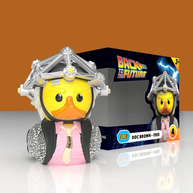 Back To The Future Tubbz PVC Figure Doc Brown 1950s Boxed Edition 10 cm 1