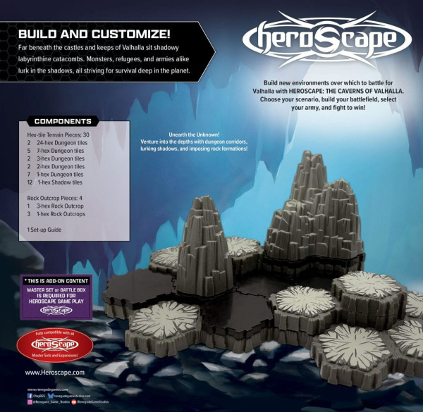 Heroscape Terrain Expansion The Caverns of Valhalla *English Version* 1