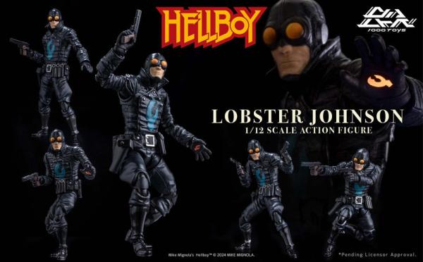 Hellboy Action Figure 1/12 Lobster Johnson 17 cm