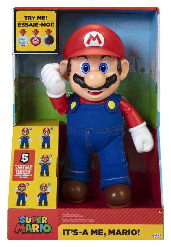 World of Nintendo Talking Action Figure It's-A Me! Mario 36 cm 9