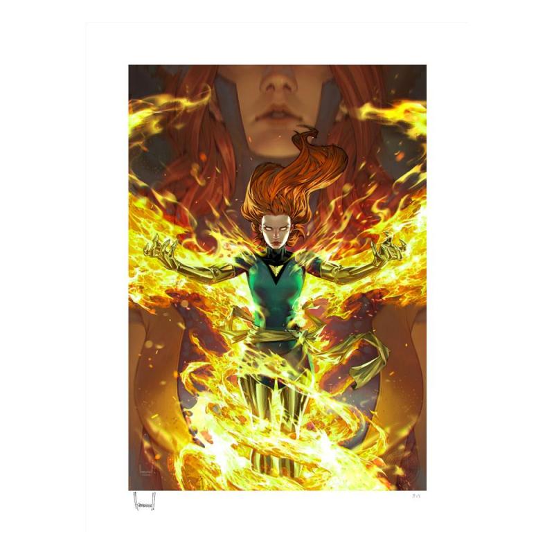 Marvel: Jean Grey Phoenix Transformation 46 x 61 cm Art Print - Sideshow Collectibles