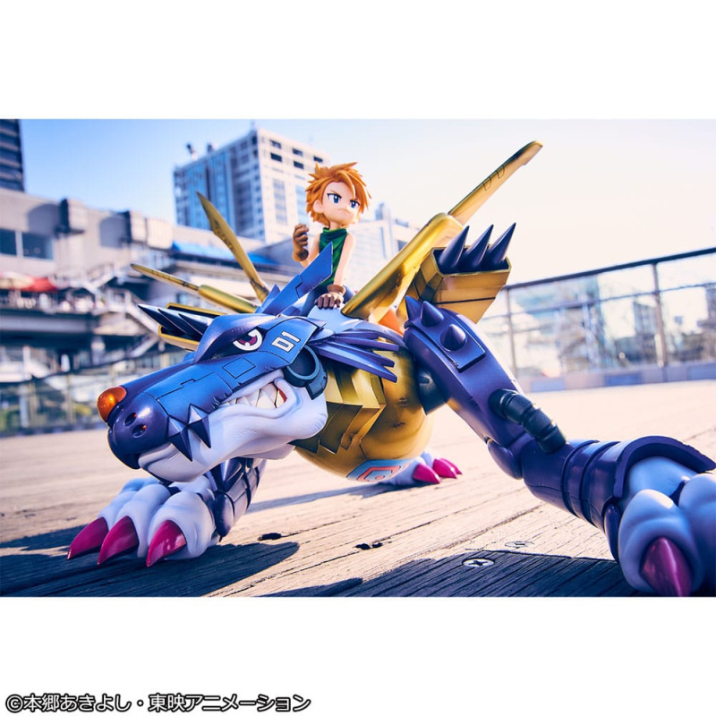 Digimon Adventure Precious G.E.M. Series PVC Statue Metal Garurumon & Ishida Yamato 30 cm 8