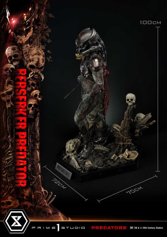 Predators Statue Berserker Predator Deluxe Version 100 cm 8