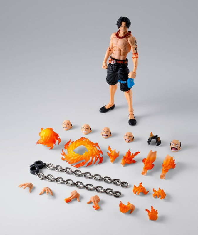 One Piece S.H. Figuarts Action Figure Portgas D. Ace -Marineford- 16 cm 7