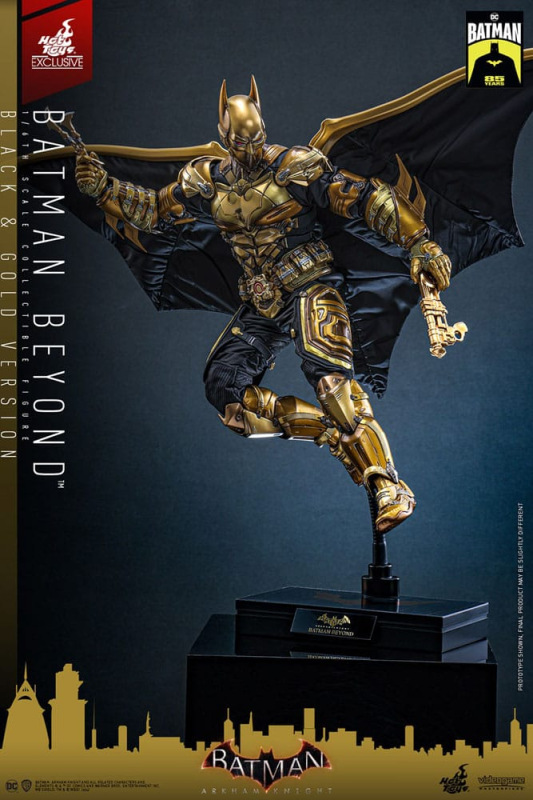 Batman: Arkham Knight Videogame Masterpiece Action Figure 1/6 Batman Beyond (Black & Gold Version) 3 6