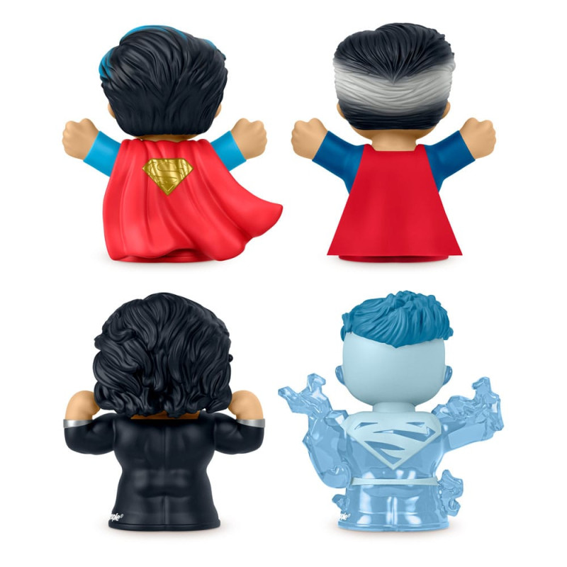 DC Comics Fisher-Price Little People Collector Mini Figures 4-Pack Superman: Through the Ages 7 cm 7