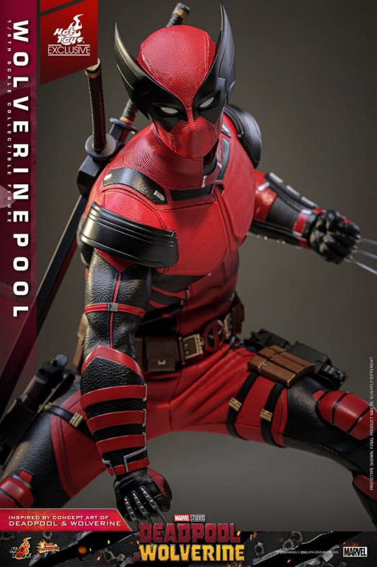 Deadpool & Wolverine Movie Masterpiece Action Figure 1/6 Wolverinepool Hot Toys Exclusive 31 cm 10