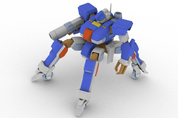 Wolf Fang Sky Fang 2001 Plastic Model Kit TYPE03 Karyu 12 cm 8