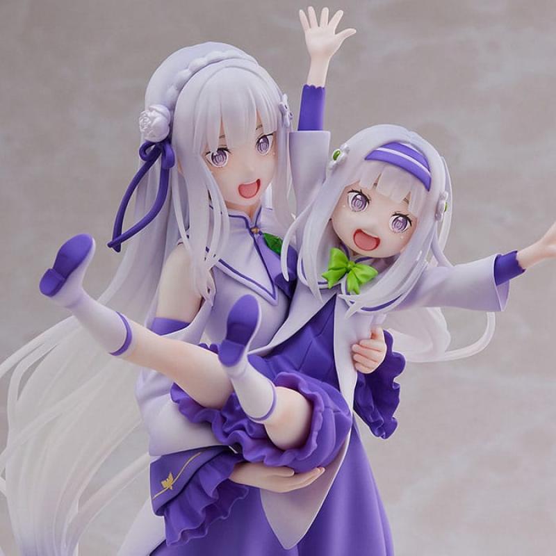 Re:Zero Starting Life in Another World PVC Statue 1/7 Emilia & Childhood Emilia 24 cm