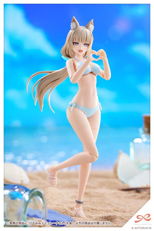Sousaishojoteien Plastic Model 1/10 Animal Ears Emulator Swim Style 17 cm 2