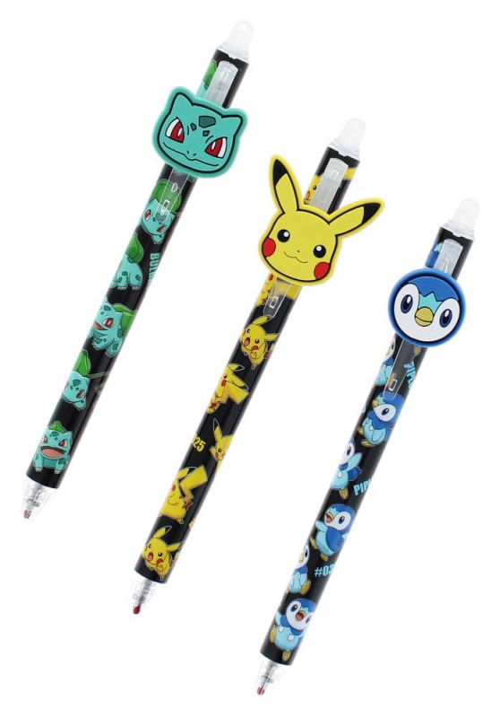 Pokémon Erasable Gel Pens 3-Pack 1
