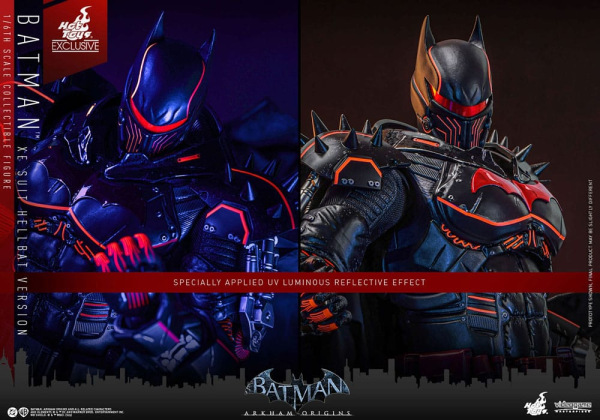 Batman Arkham Origins Videogame Masterpiece Action Figure 1/6 XE Suit Hellbat Version Hot Toys Exclu 10