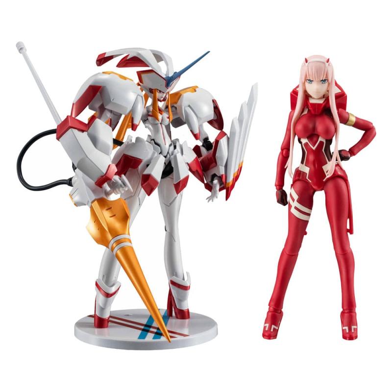 Darling in the Franxx S.H. Figuarts x The Robot Spirits Action Figure Zero Two & Strelizia 5th Anniv