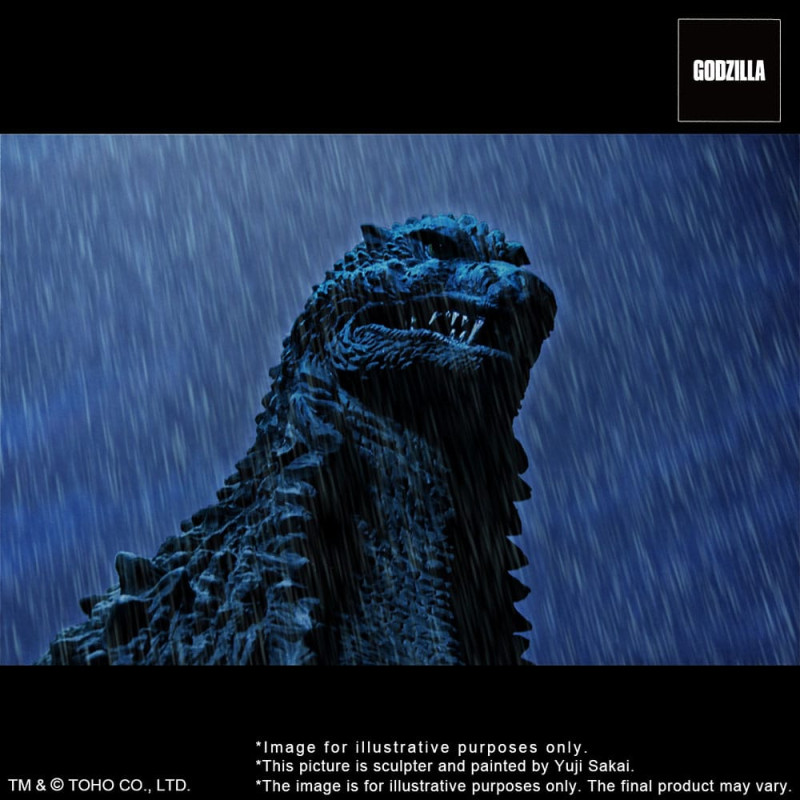 Godzilla against Mechagodzilla 2002 TOHO Yuji Sakai Modeling Collection PVC Statue Godzilla Battle i 7