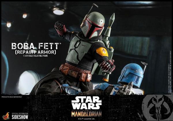 Star Wars The Mandalorian Action Figure 1/6 Boba Fett (Repaint Armor) 30 cm 9