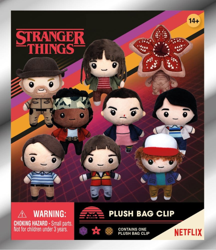 Stranger Things Plush Bag Clips Display (24) 2