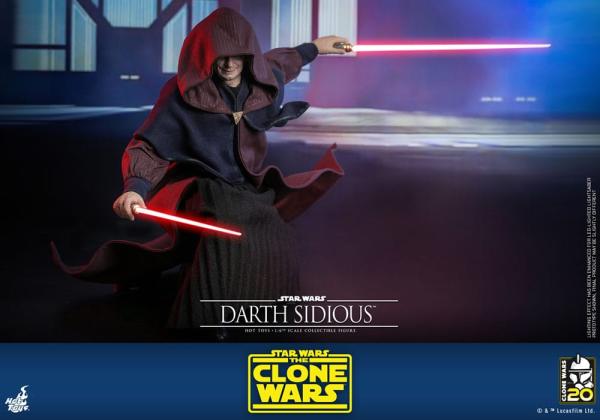 Star Wars The Clone Wars: Darth Sidious 1/6 Action Figure - Hot Toys