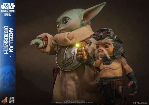 Star Wars: The Mandalorian & Grogu Life-Size Figure Anzellan Droidsmith 27 cm 6