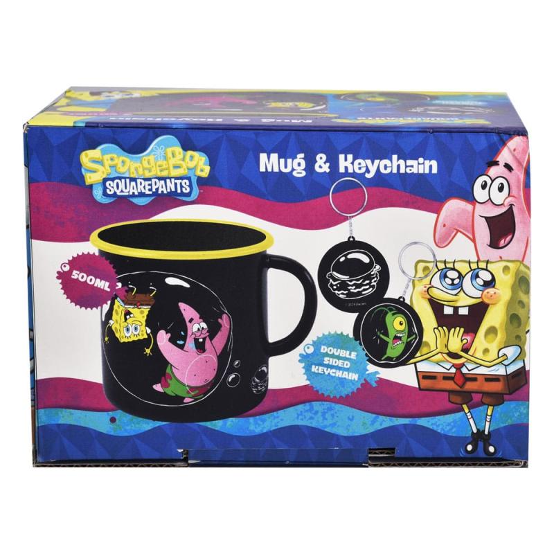 SpongeBob SquarePants Mug and Keychain Set 1