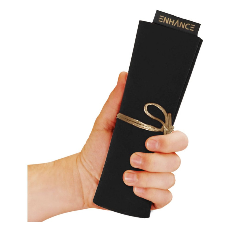 Enhance Tabletop Roll on a Scroll Bag with Dice Black 3