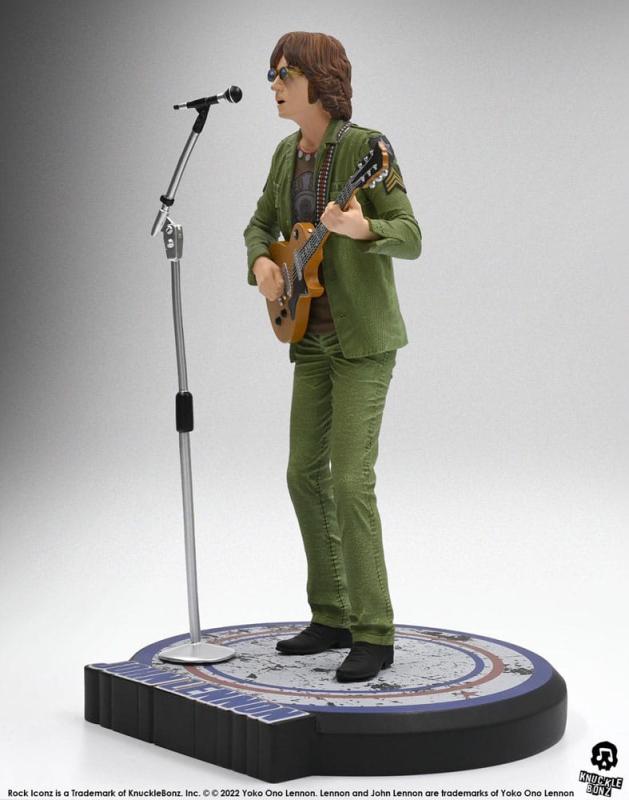 John Lennon 22 cm Rock Iconz Statue - Knucklebonz