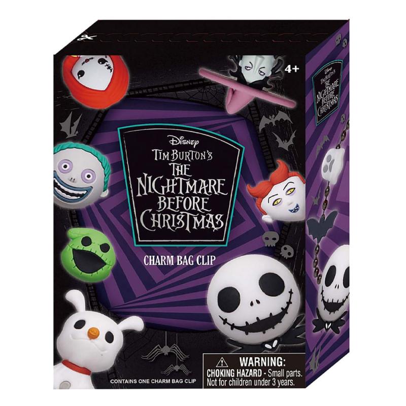 Nightmare before Christmas Charm PVC Bag Clips Display (24)