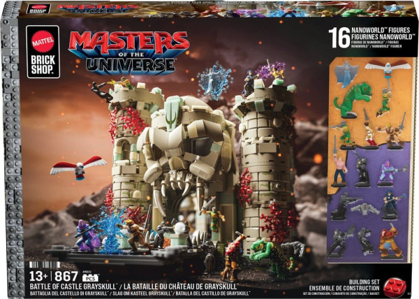Masters of the Universe Mattel Brick Shop Construction Set Castle Grayskull 3