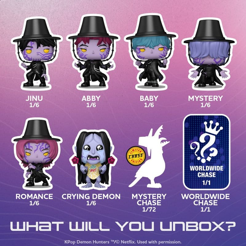 KPop Demon Hunters POP! Vinyl Figures 6pcPDQBox 9 cm Blind Box Assortment (6) 2