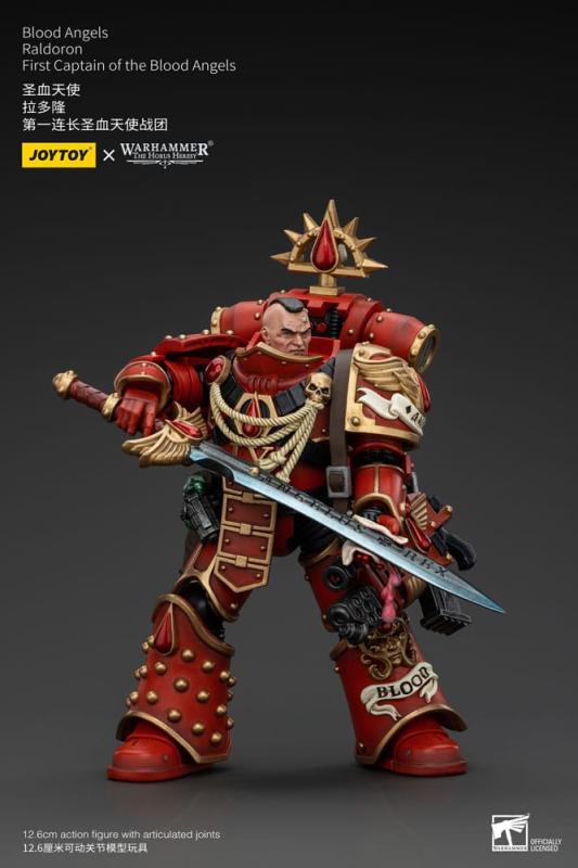 Warhammer The Horus Heresy Action Figure 1/18 Blood Angels Raldoron First Captain of the Blood Angel