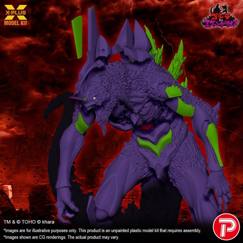 Godzilla vs. Evangelion Plastic Model Kit Evangelion Test Type-01 “G” Awakened Form 20 cm 11