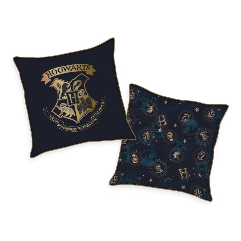 Harry Potter Soft Velboa Pillows Hogwarts 40 x 40 cm