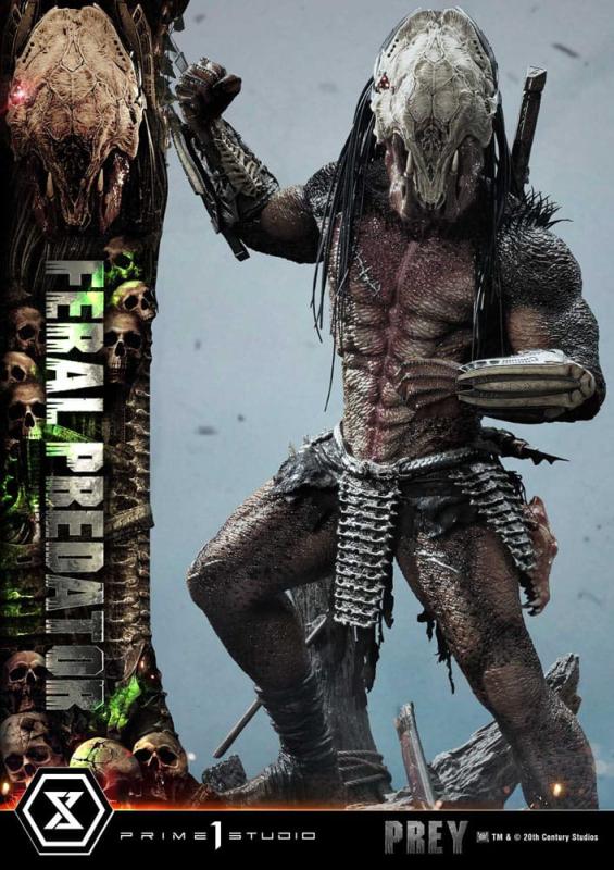 Prey (Movie) Museum Masterline Series Statue 1/3 Feral Predator 89 cm 1