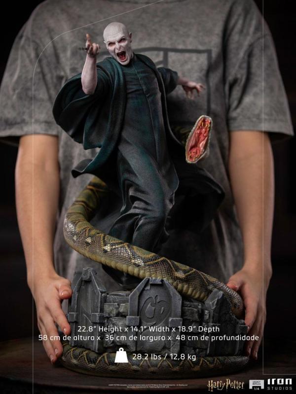 Harry Potter Legacy Replica Statue 1/4 Voldemort & Nagini 58 cm 12